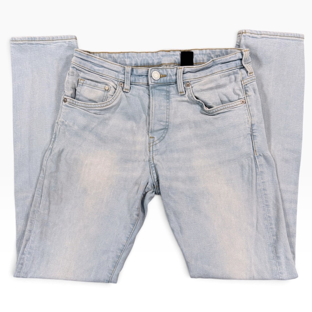 &DENIM by H&M Skinny Fit Jeans Mens 30 Light Blue Casual Streetwear